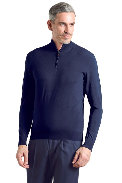 COLOMBO Kid Wool 12.8 Half-Zip Sweater