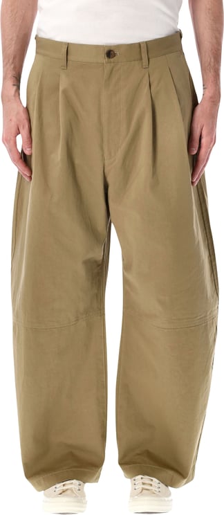 Comme des Garçons Pleated Wide Leg Chino Pants