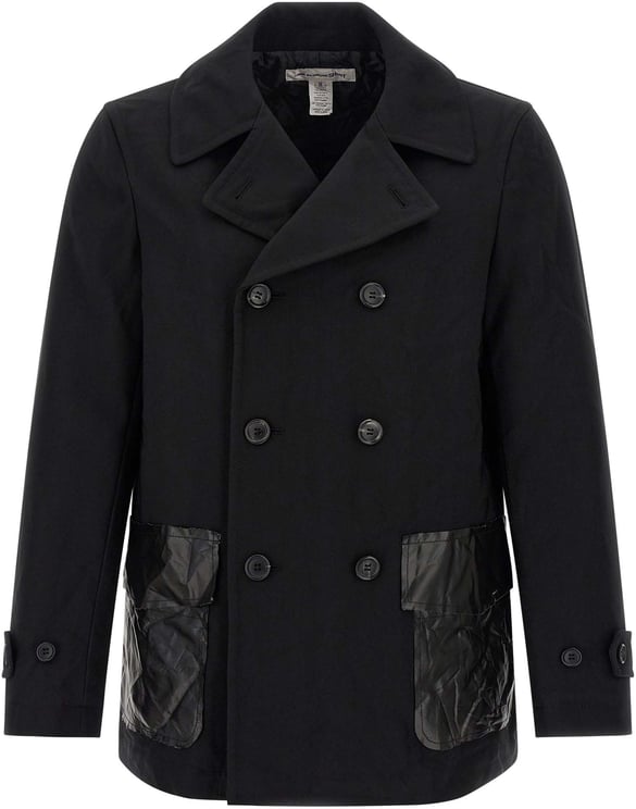 Comme des Garçons Comme Des Garçons Black Polyester Coat