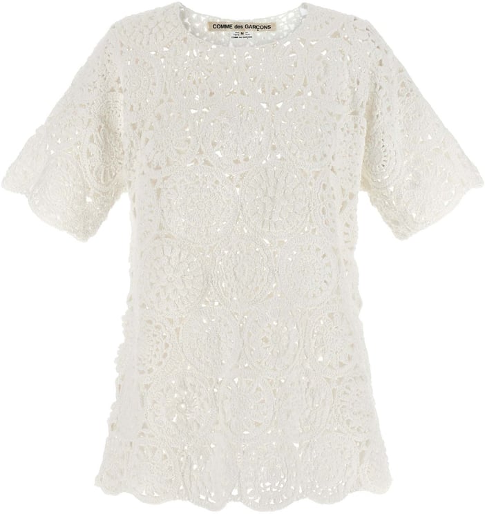 Comme des Garçons Comme Des Garçons White Cotton T-Shirt