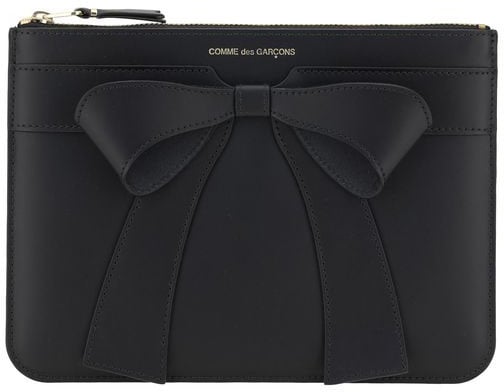 Comme des Garçons Comme Des Garçons Black Calf Leather Bos Taurus Wallet