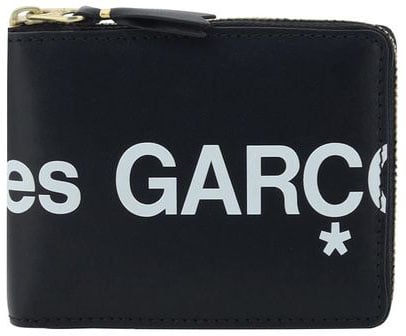 Comme des Garçons Comme Des Garçons Black Calf Leather Bos Taurus Wallet