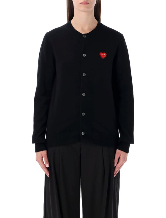 Comme des Garçons Cuore Rosso Round Collar Cardigan