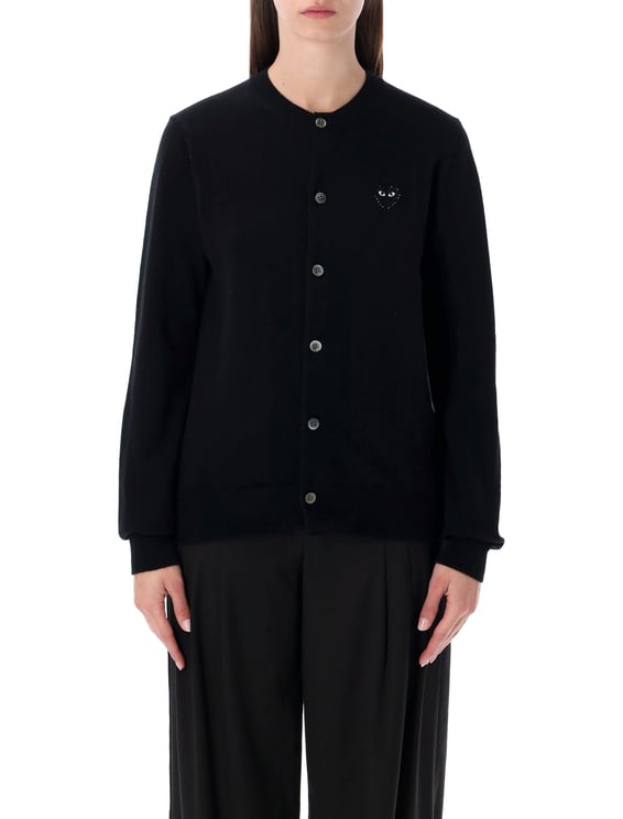 Comme des Garçons Cuore Nero Round Collar Cardigan