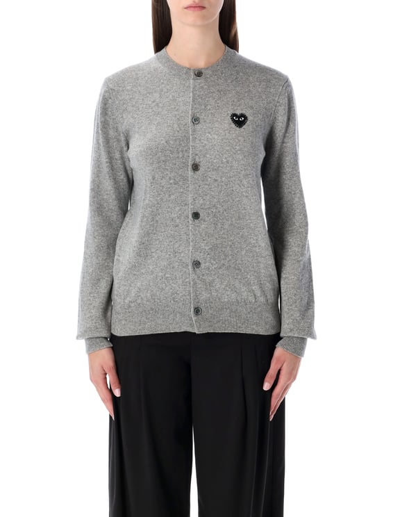 Comme des Garçons Cuore Nero Round Collar Cardigan
