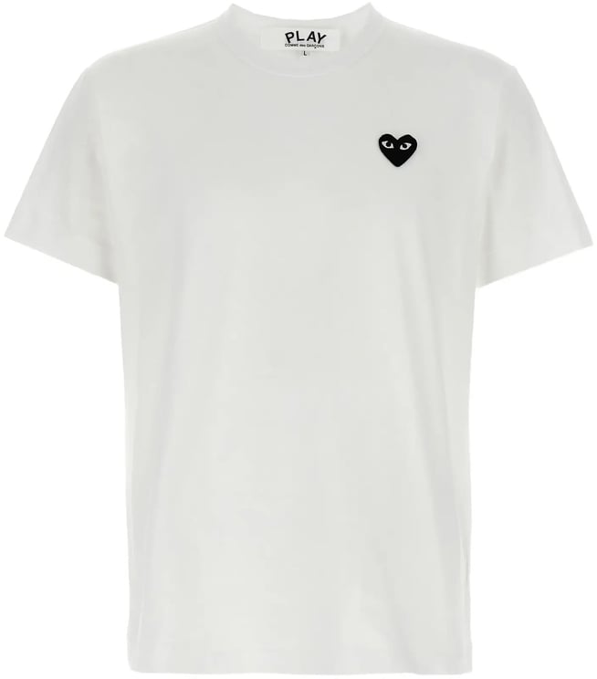 Comme des Garçons T-shirt Black Black Heart White