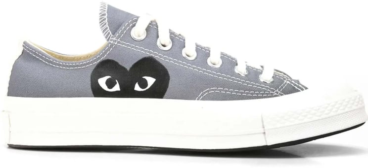 Comme des Garçons Chuch Taylor 70 Black Heart Low Top Sneakers Grey