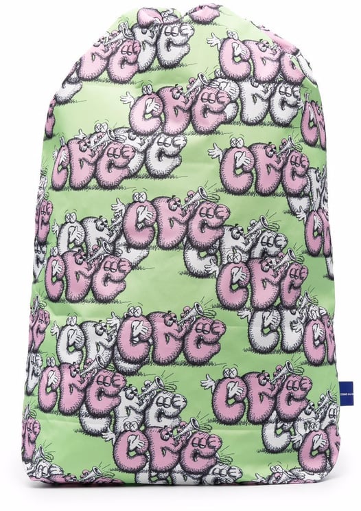Comme des Garçons Cdg Shirt X Kaws Logo Backpack