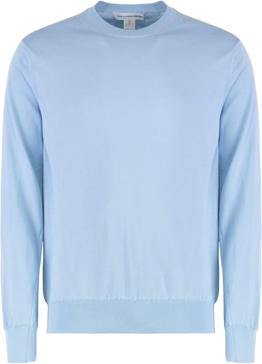 Comme des Garçons Cotton blend crew-neck sweater