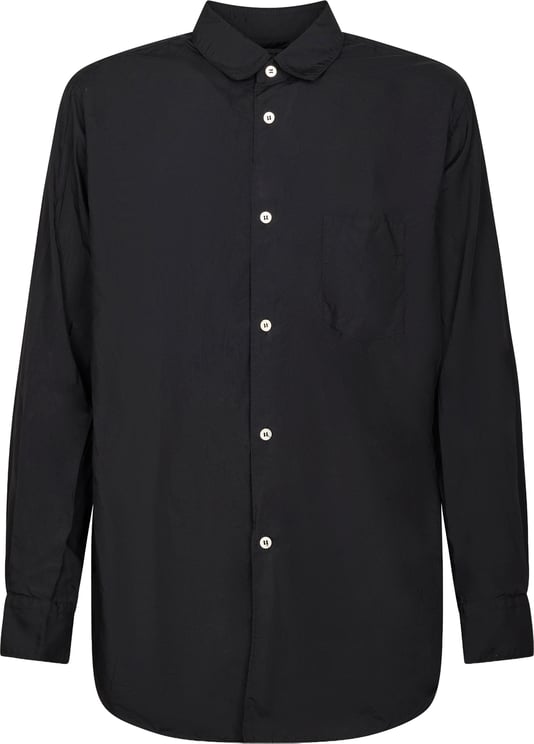 Comme des Garçons Long-Sleeved Shirt with Classic Collar and Buttoned Cuffs