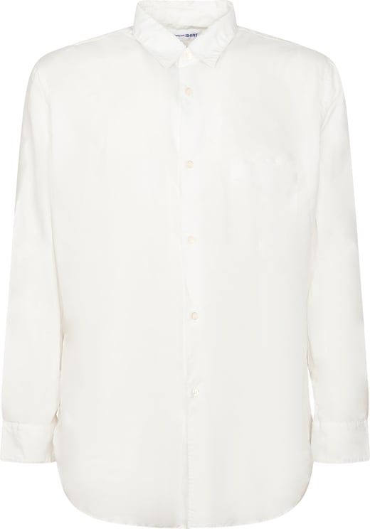 Comme des Garçons Long-Sleeved Shirt with Classic Collar and Buttoned Cuffs