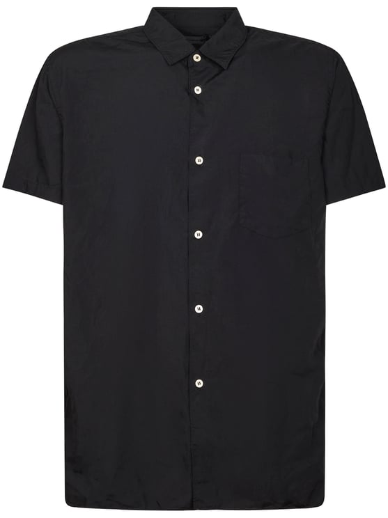 Comme des Garçons Short-Sleeved Casual Shirt with Classic Collar
