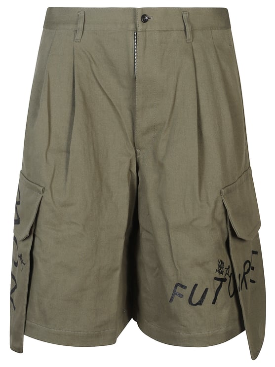 Comme des Garçons Urban Graffiti Bermuda Cargo Shorts