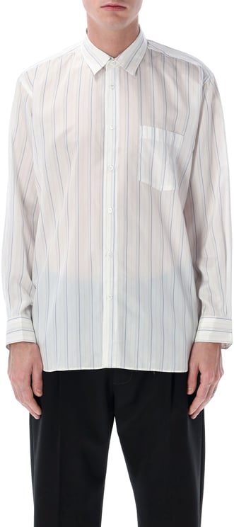 Comme des Garçons Comme Des Garçons Shirt striped cupro shirt