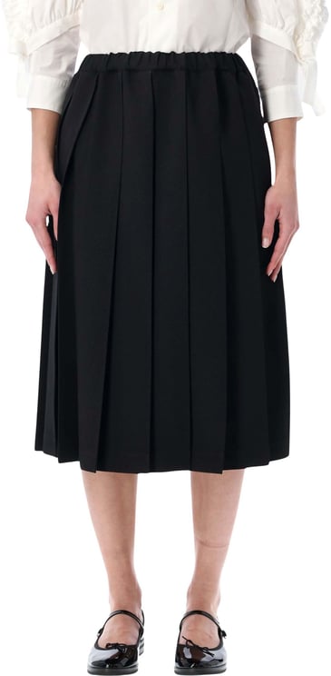 Comme des Garçons Plitted Skirt Nero