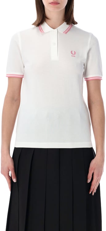 Comme des Garçons Polo Fred Perry Bianco