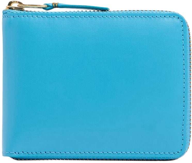 Comme des Garçons Blue minimalist wallet, compact and secure