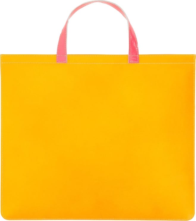 Comme des Garçons Super Fluo Leather Tote Bag