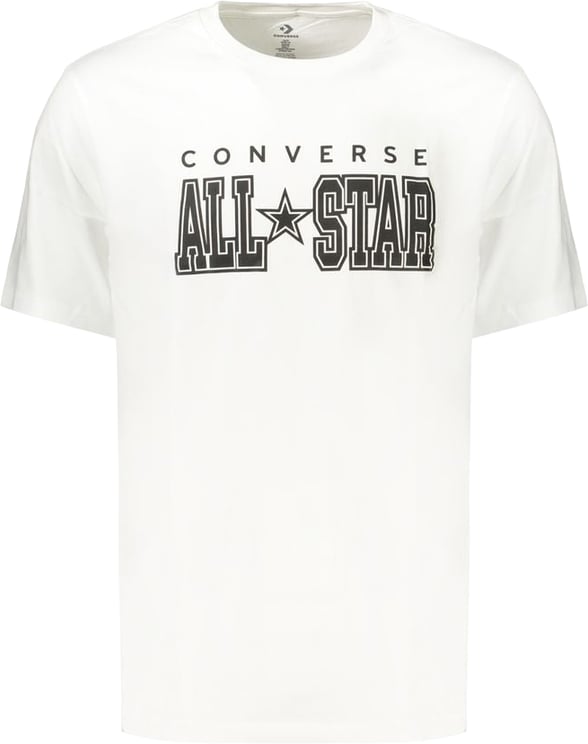 Converse Converse White Cotton Mens T-Shirt