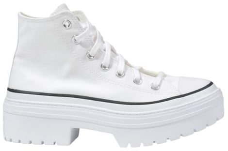 Converse Converse White Fabric Chunky Sneakers