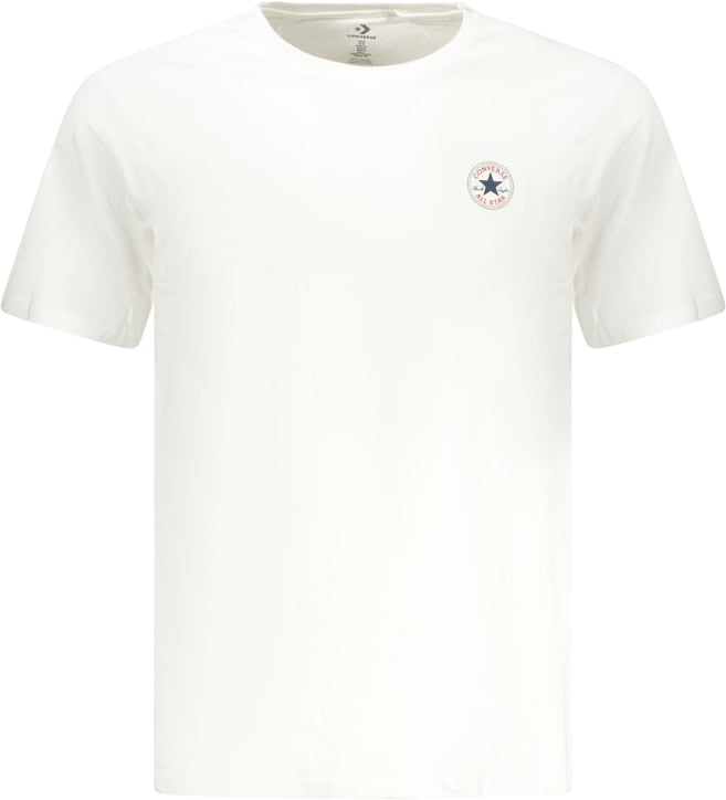 Converse Converse White Cotton Men T-Shirt