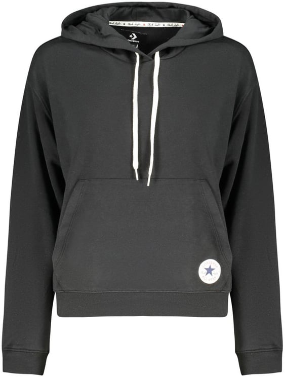 Converse Converse Black Cotton Women's Sweatshirt
