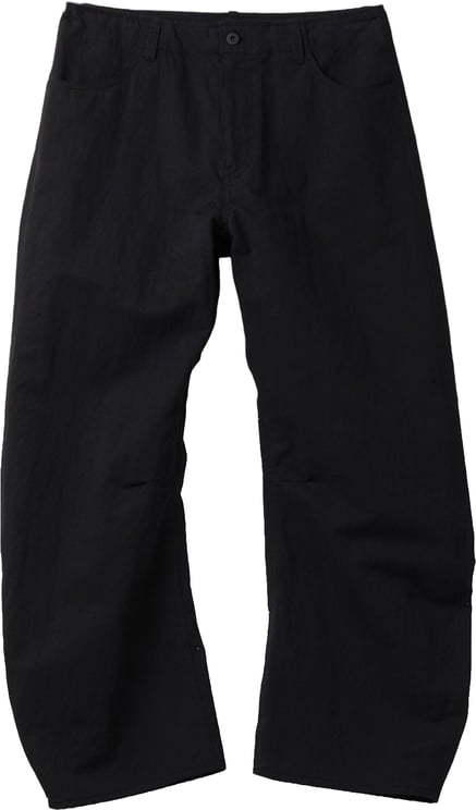 Coor Pantalone Deep Curved Cotton Blend Nero