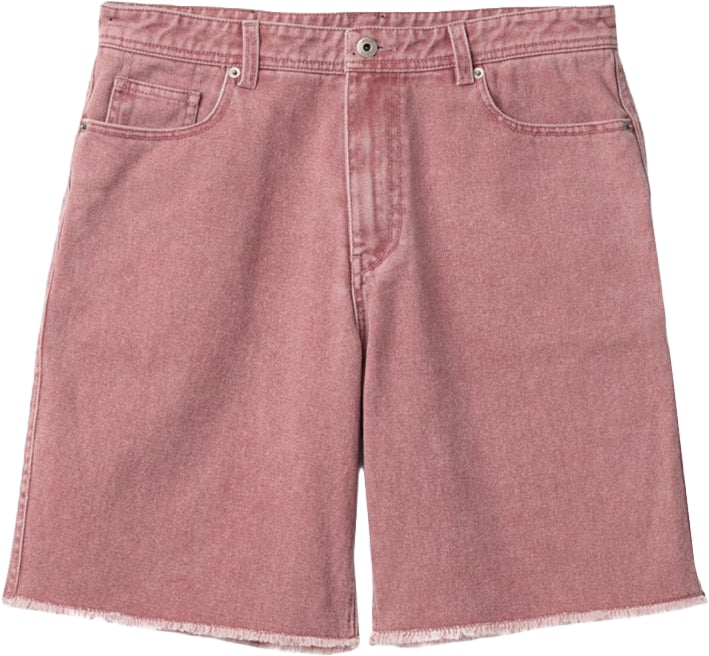 Coor Shorts Cut Off Washed Light Pink