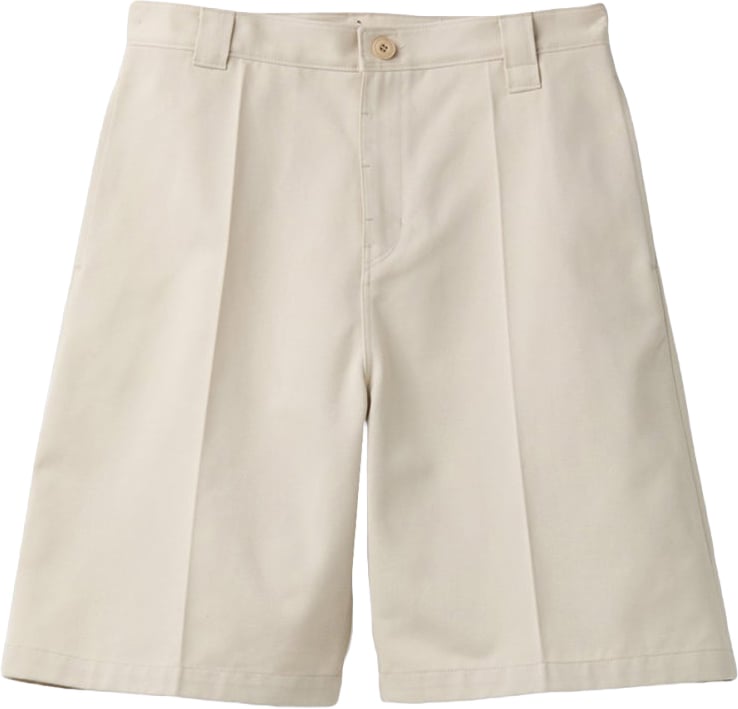 Coor Shorts Stitch Pointed Cotton Blend Sand Beige
