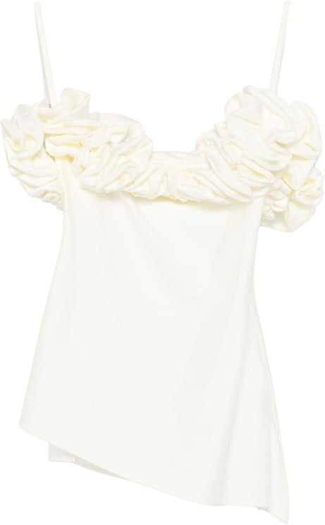 Coperni Asymmetrical White Top