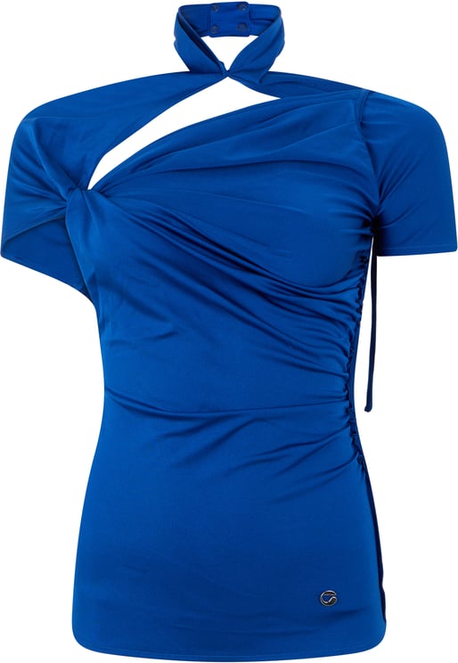 Coperni Asymmetrical top in draped jersey