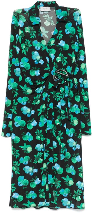 Coperni Floral Midi Dress