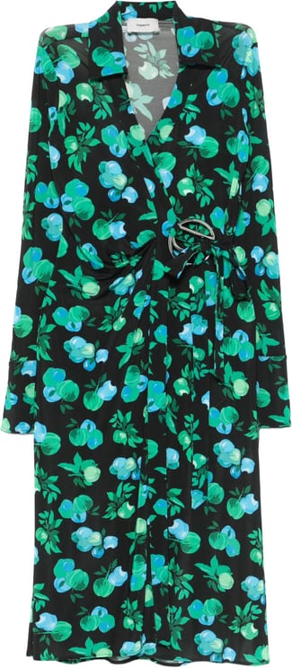 Coperni Dresses Print Blue Apples