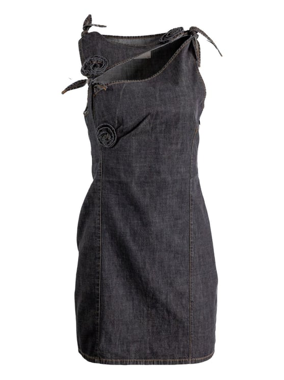 Coperni Sleeveless Dark Grey Mini Dress
