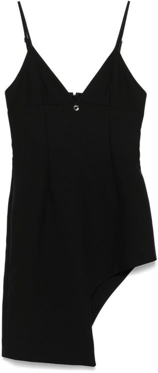 Coperni Black Dress with Asymmetrical Hem