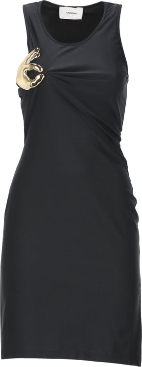 Coperni Dresses Black-Gold