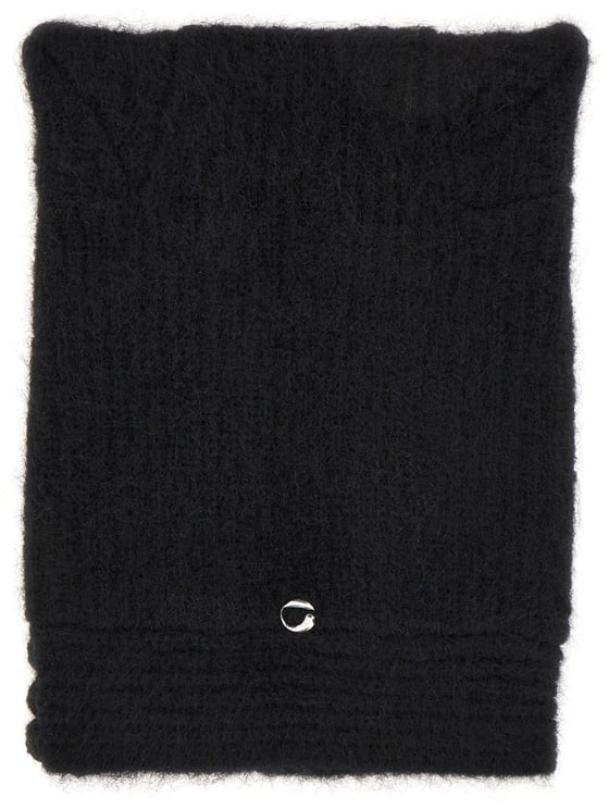 Coperni Coperni Black stretch wool blend balaclava