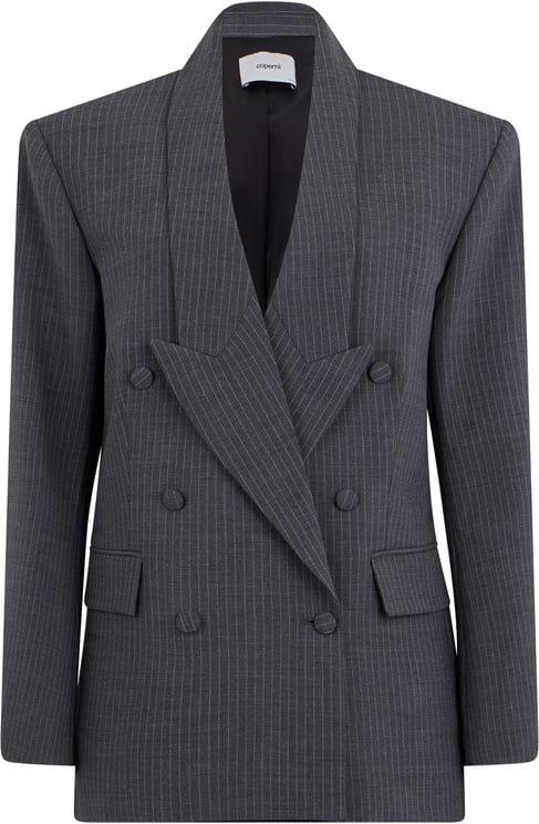 Coperni Pinstriped double-breasted blazer