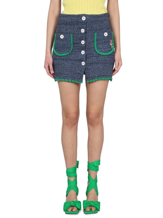 CORMIO Whimsical Scalloped Hem Skirt