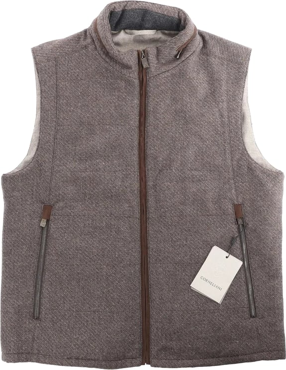 Corneliani Corneliani Silk-Cashmere Vest, Size 50 IT