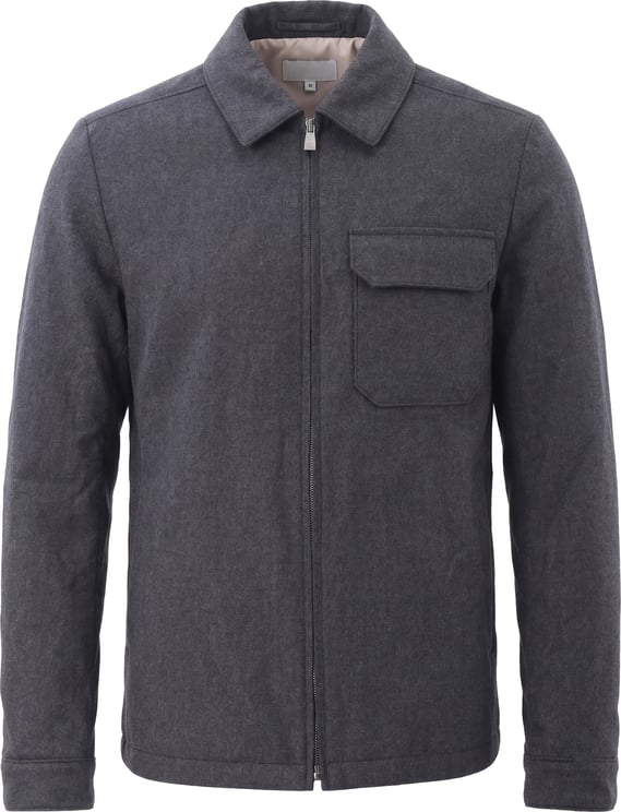 Corneliani Corneliani Wool Coat in Gray, Size 50 IT