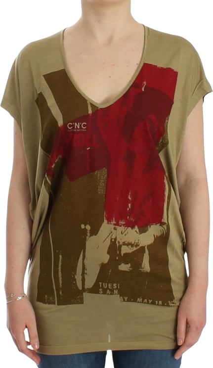 Costume National Costume National Green print shortsleeve t-shirt