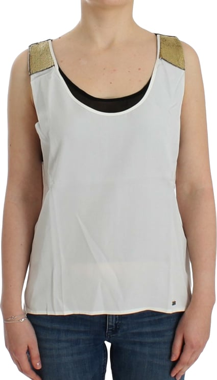Costume National Costume National White sleeveless top