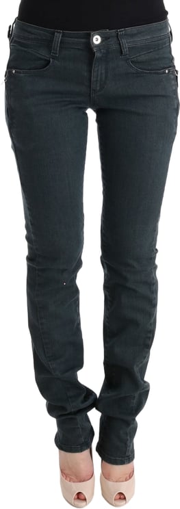 Costume National Costume National Gray Cotton Superslim Denim Jeans