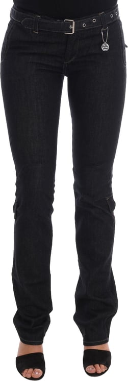 Costume National Costume National Blue Cotton Stretch Slim Fit Jeans