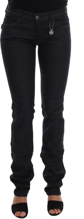 Costume National Costume National Blue Cotton Stretch Slim Fit Jeans