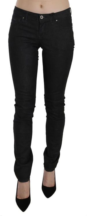 Costume National Costume National Black Low Waist Skinny Casual Denim Jeans