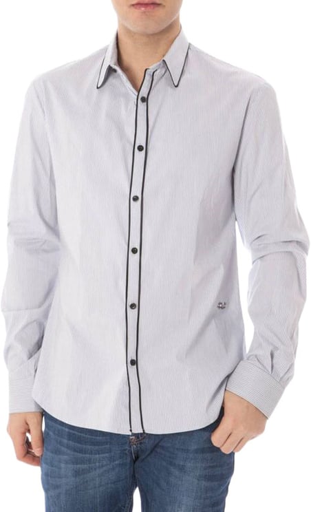 Costume National Costume National Azzurro Cotton Men Shirt