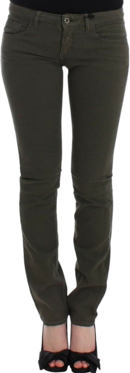 Costume National Costume National Green slim leg jeans