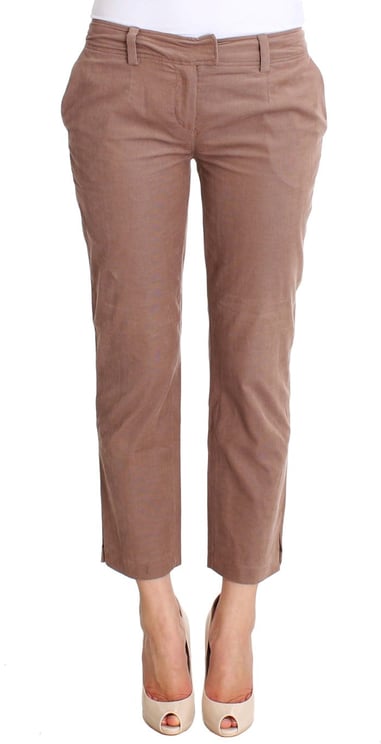 Costume National Costume National Brown Cropped Corduroys Pants